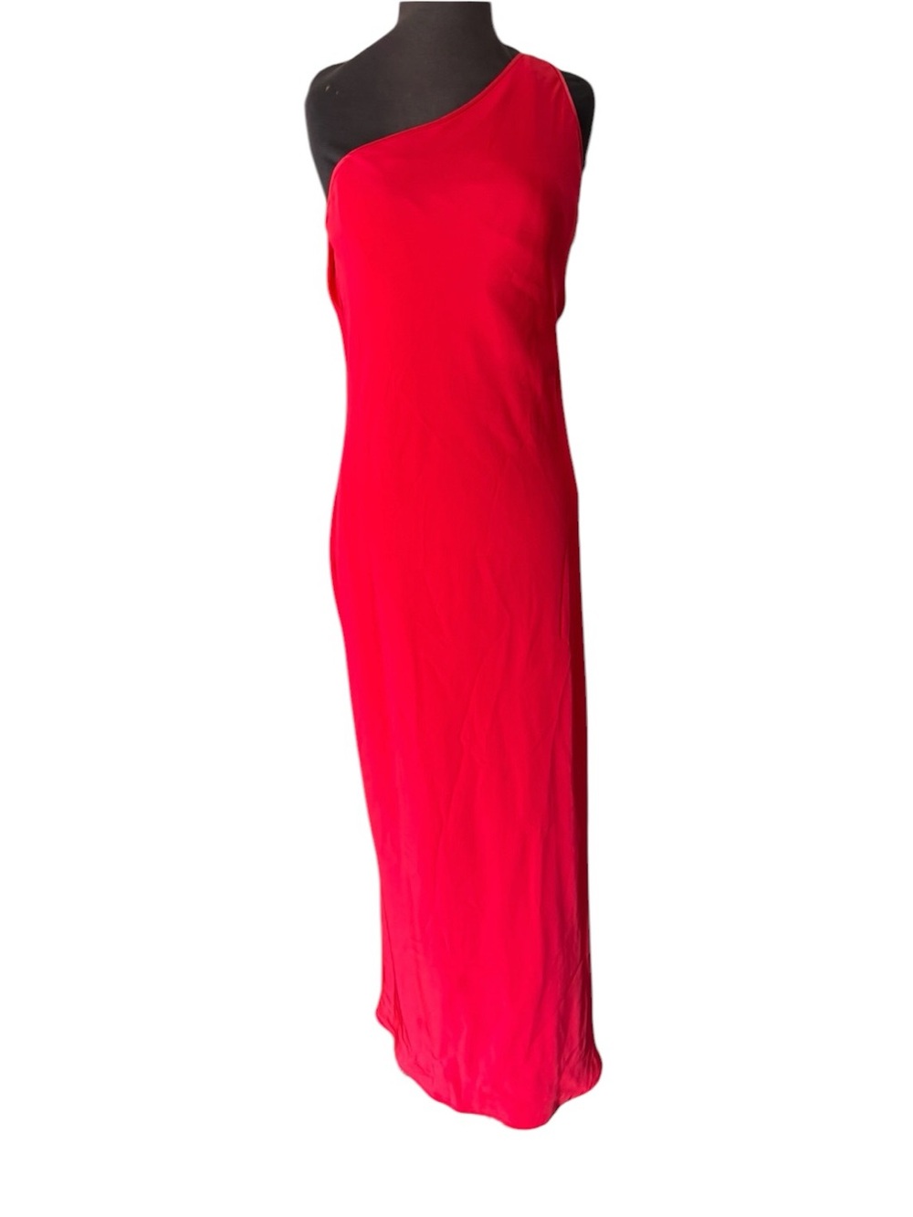 Vtg Tom And Linda Platt Saks Fifth Avenue One Shoulder Maxi Dress M Minimalist
